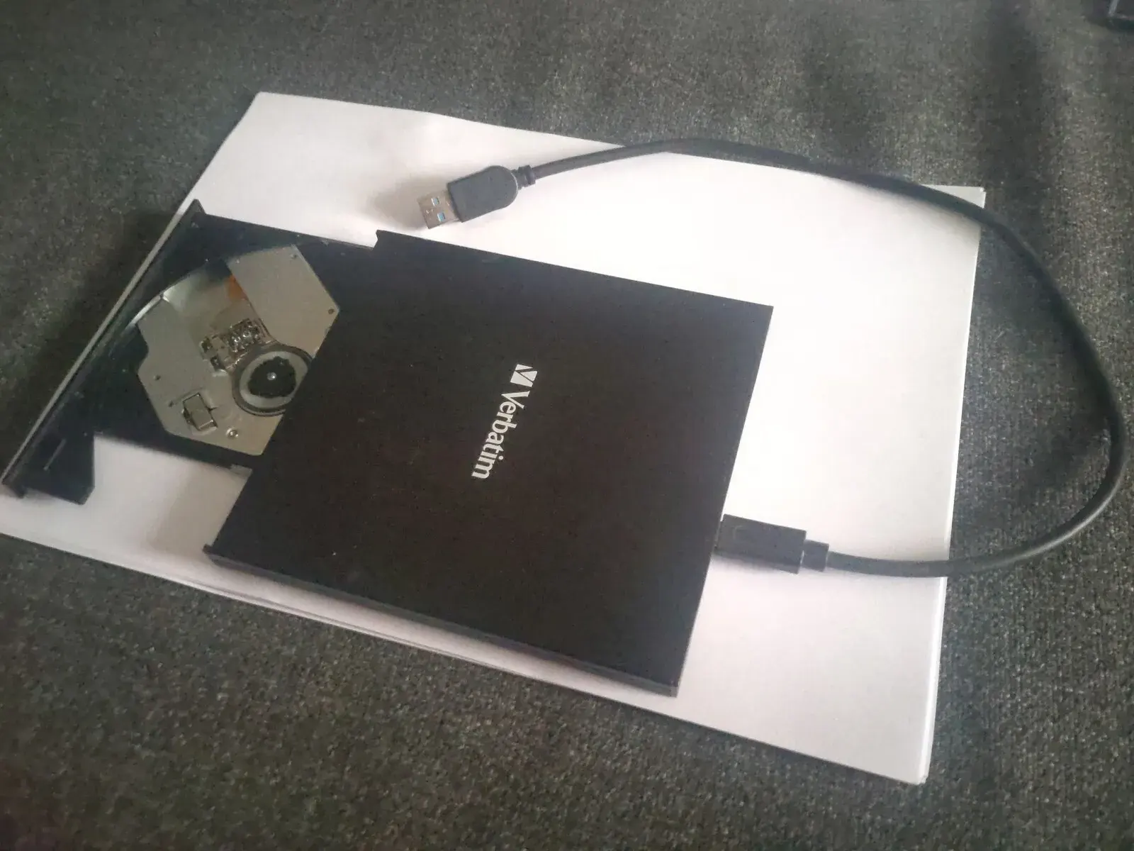 An external USB 3.0 disc player
